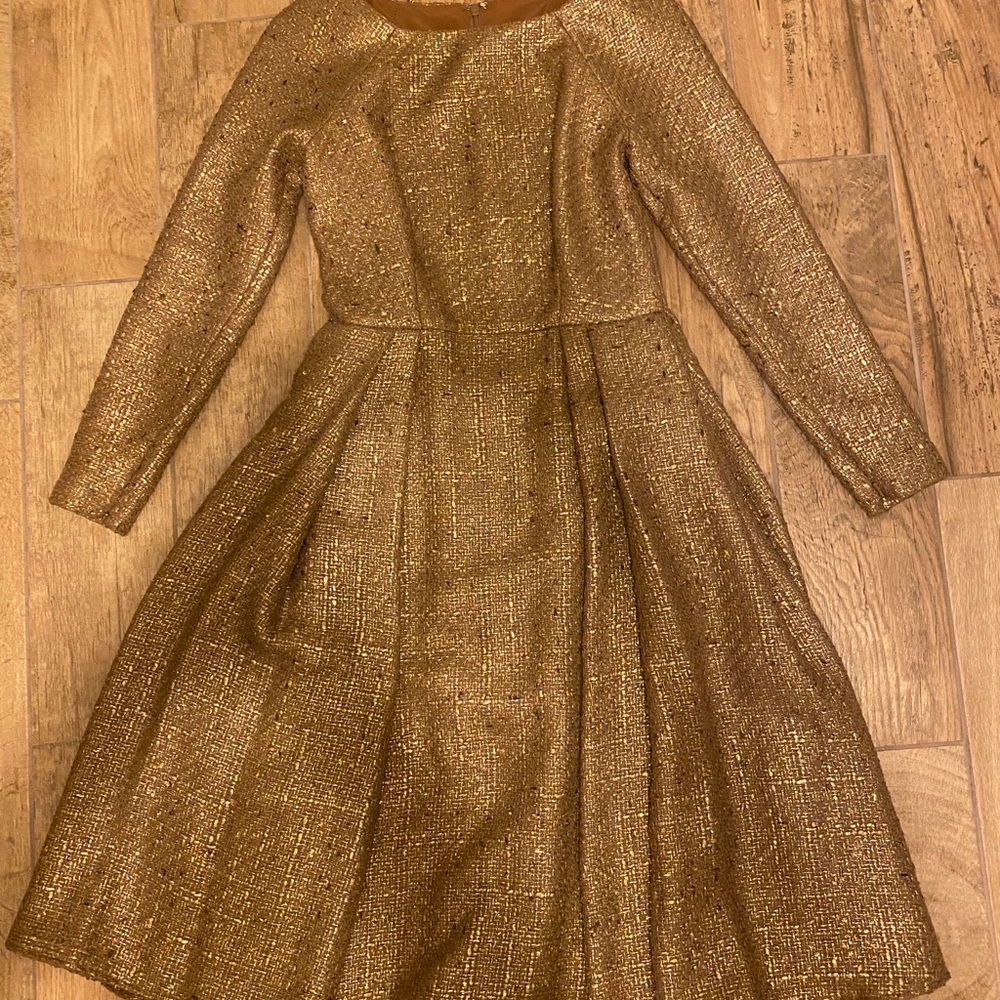Badgley Mischka Gold Gown